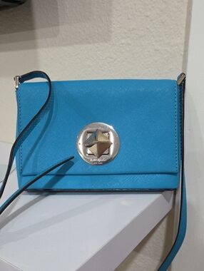 kate spade Turquoise Blue Crossbody with Star Turnlock